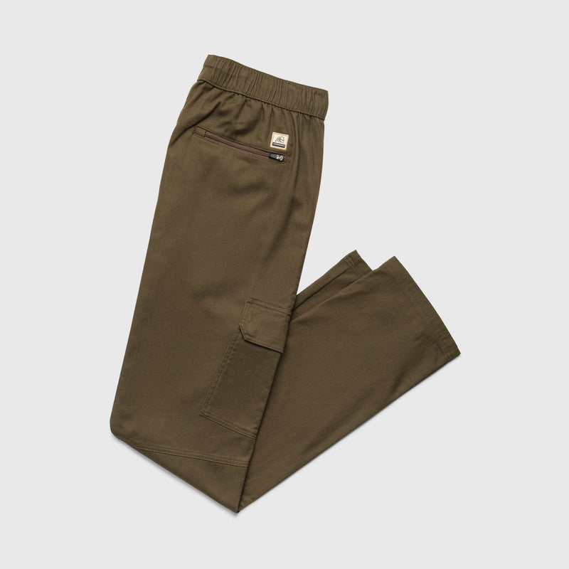 Travis Twill Pull-on Utility Pant Green Grape Leaf Surfside