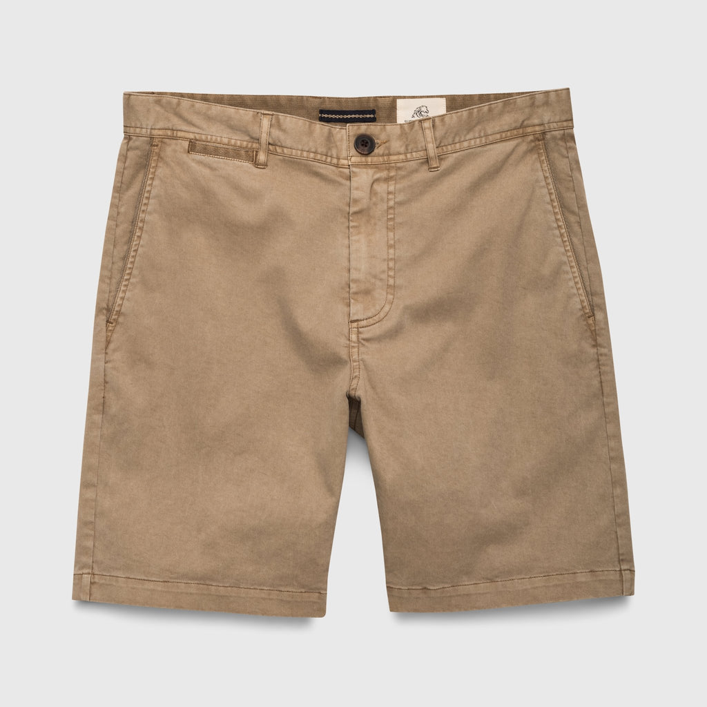 Andrew Stretch Twill Short - Chinchilla - Surfside Supply Co