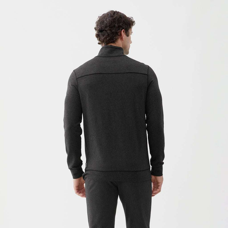Shirts & TopsMensBobby Brushback Fleece Quarter Zip - Charcoal Heather