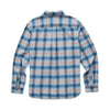 Brian Flannel Plaid Shirt - Blue Heather Plaid