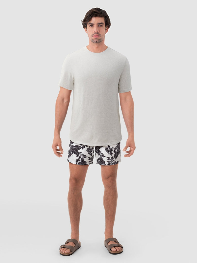 Diver 6’ Floral Volley – White Floral