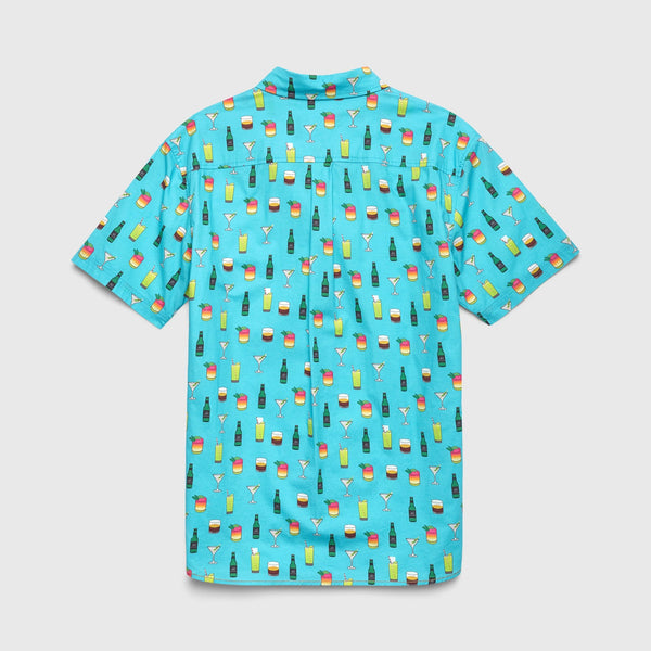Joey Cocktail Shirt - Blue Curaçao