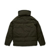 Luca Quilted Puffer Hooded Parka - Olive