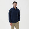 Manning Waffle Thermal Mock – Navy Heather
