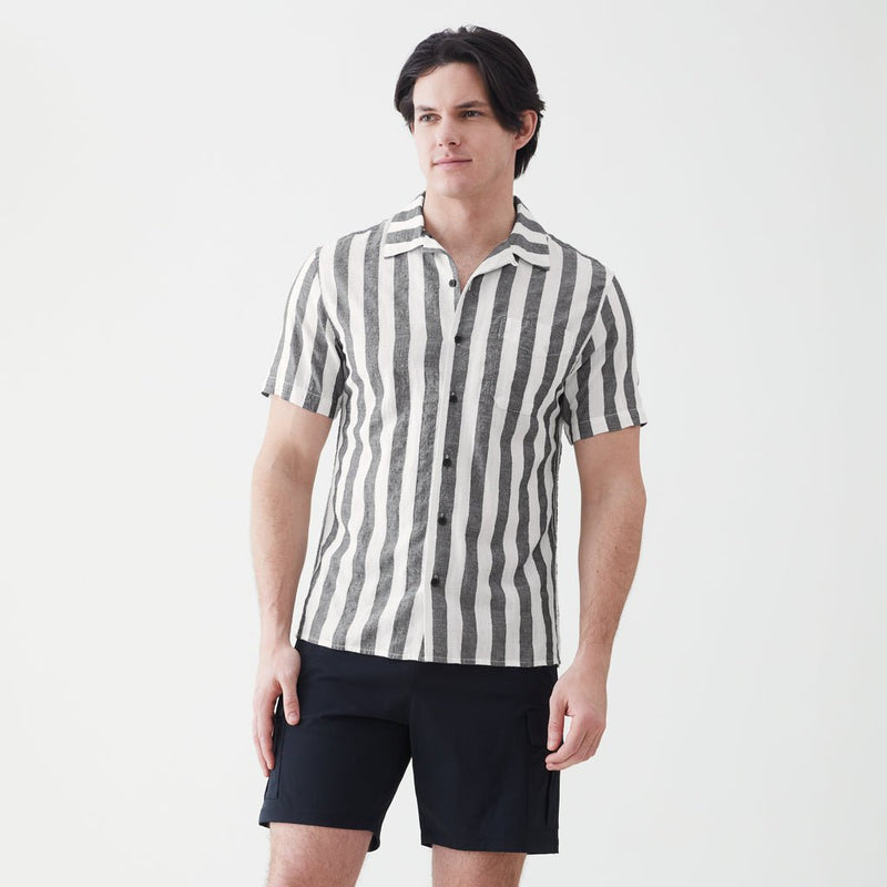 Mariner Stripe Shirt - Grey