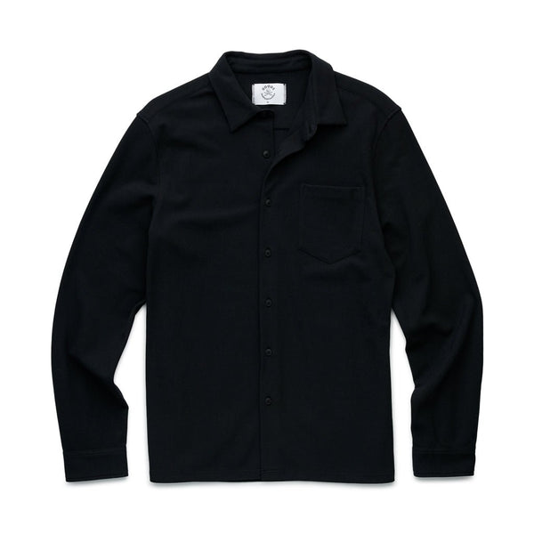 Mate Jersey Knit Shirt - Jet Black