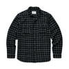 Mater Plaid Flannel Shirt - Jet Black