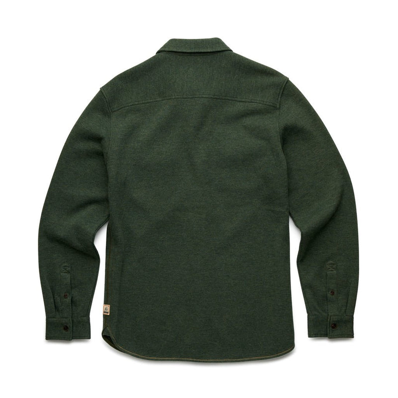 Rex Rib Knit Shirt- Green Heather